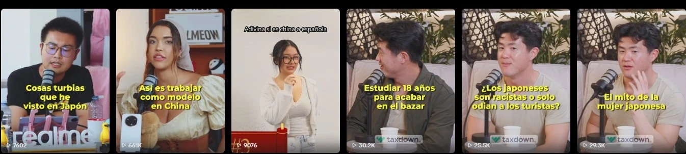 Estela de TikTok