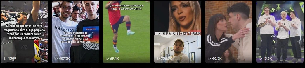 Estela de TikTok